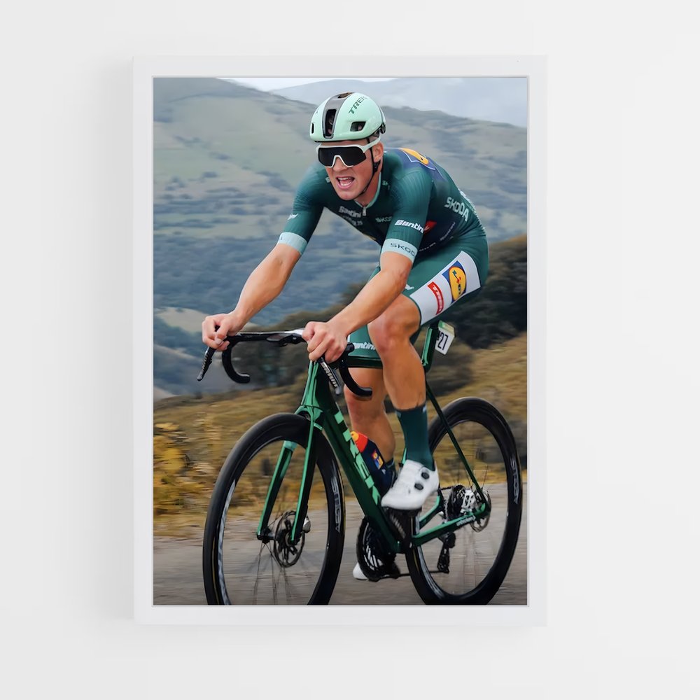 Poster Mads pedersen – affiche Cyclisme (vue 3)